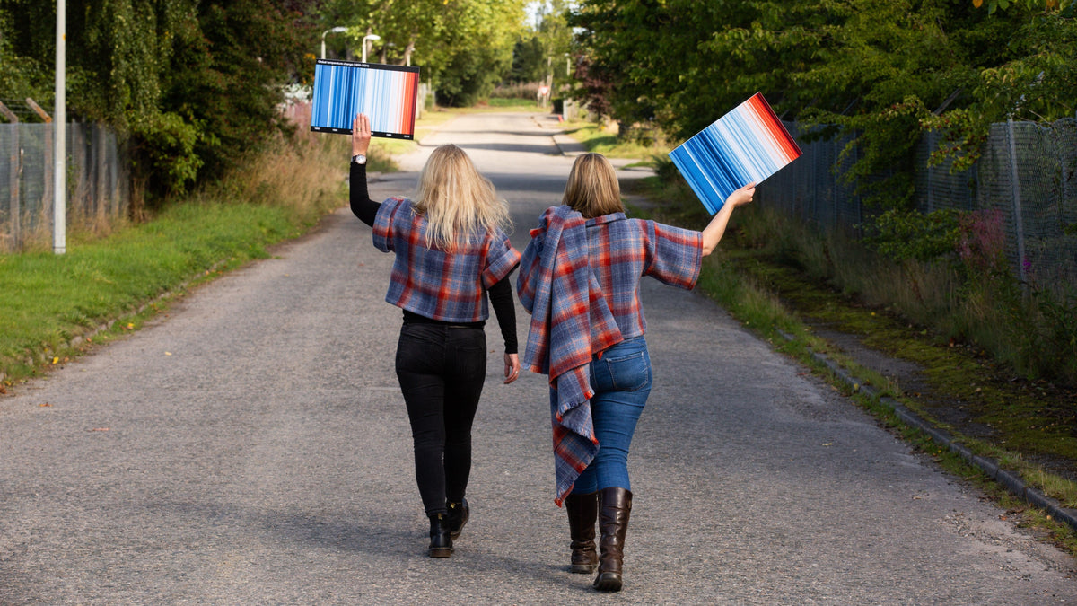 The Climate Stripe Tartan Collection - Taking Action! - Prickly Thistle