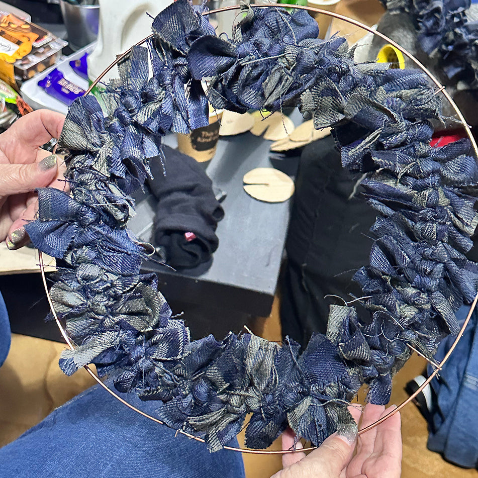 Rebel Rag Wreath - Winter Workshop at Rebel Row